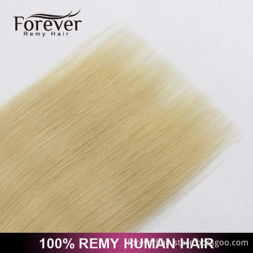 Forever hair factory , Wholesale cheap price 100 european Remy Human Double Drawn Straight Russian Hair Tape Hair Extensions